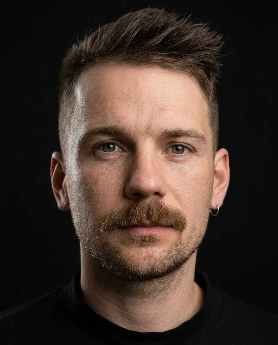 Portrait of Ollie Míček, freelance web developer in Rotterdam with architecture background